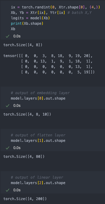 tensor shapes through the forward pass (no caption in Notion)